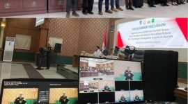 Kegiatan yang bertajuk “Implementasi KUHP dan KUHAP Baru: Arah Pembaruan Sistem Peradilan Pidana dan Tantangan Penegakan Hukum di Daerah” ini berlangsung di Ruang Bung Tomo, Kantor Pemkab Jombang, Kamis (18/12/2025).