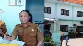 Eny Purwanti (kiri), Penanggungjawab Program TBC dan Selamet Puji Ismawanto (kanan), Penanggungjawab Program HIV/AIDS Puskesmas Kesamben saat memberikan penjelasan, di tempat kerjanya, Senin (15/12/2025). Photo: edy danu puspito