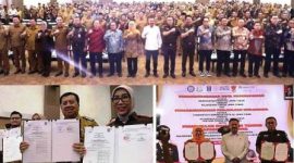 Kabupaten Jombang juga menjadi salah satu daerah yang turut melaksanakan penandatanganan kerjasama dan mendukung program tersebut. Penandatanganan dilakukan langsung oleh Bupati Jombang, Warsubi S.H., M.Si., dan Kepala Kejaksaan Negeri Jombang, Dyah Ambarwati, S.H, M.H. (photo kiri bawah). Hal ini menegaskan kesiapan Pemerintah Kabupaten Jombang untuk mendukung pelaksanaan Pidana Kerja Sosial. 