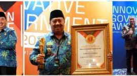 Penghargaan tersebut diterima langsung oleh Bupati Jombang, Warsubi, S.H., M.Si,. Bupati  menegaskan bahwa inovasi akan terus menjadi motor penggerak pembangunan daerah, Rabu (10/12/2025). 