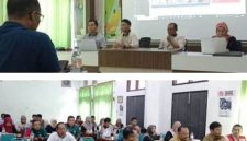 Panitia penyelenggara PORNIKES tahun 2026 bersama Ketua Cabor dan Dinas Kesehatan melakukan rapat koordinasi tecnichal meeting (TM) secara daring dengan para pesesrta dari Perguruan Tinggi (PT) bidang kesehatan, Selasa (13/1/2026) di ruang rapat Stikes Husada, Jl Veteran, Mancar, Peterongan - Kabupaten Jombang. 