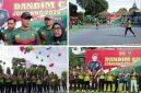                                                                                                                
Photo dari kiri atas: Komadan Kodim 0814/Jombang Letkol Kav Dicky Prasojo, SH., M.Han. (tengah), Kapolres AKBP Ardi Kurniawan, S.H., S.I.K., CPHR, (topi putih) Dan Satradar 405 Ploso, Letkol Lek Bayu Ardiansyah S.T., M.Tr.S.O.U., M.Han, (kedua dari kiri), Kepala Pengadilan Negeri Jombang,  Bambang Setiawan, S.H., M.A., (kedua dari kanan), Kepala Kejaksaan Jombang, Dyah Ambarwati, S.H., M.Hum. (kanan); photo kanan pertandinagn eksebisi; photo kanan bawah, bersama peraih reword penangkap bola servis dan photo kanan bawah pelepasan balon, Sabtu (10/01/2026). Photo by: edy danu puspito