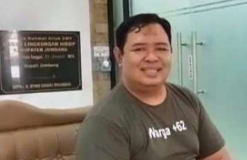 Akromanudin Pranata komputer ahli pertama Dinas Koperasi dan Usaha Mikro Kabupaten Jombang, Jum'at (18/9/2020).