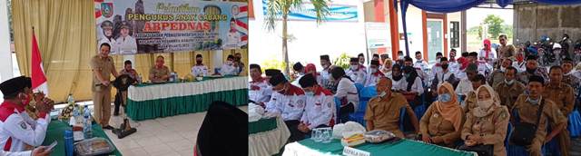 Wakil Bupati Jombang Sumrambah Menghadiri Pengukuhan DPC ABPEDNAS Kesamben, Senin (23/11/2020) Disaksikan Forpimcan dan Kades 14 Desa se-Kecamatan Kesamben.