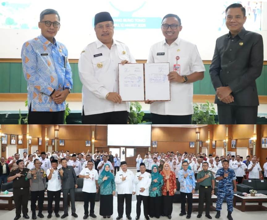 Bupati Jombang Warsubi S.H., M.Si, hadir didampingi Ketua Tim Penggerak PKK Yuliati Nugrahani Warsubi. Tampak hadir Wakil Bupati Jombang Salmanuddin Yazid, S.Ag, M.Pd beserta istri, Forkompimda Kabupaten Jombang, Sekdakab Jombang Agus Purnomo, S.H., M.Si beserta istri, Ketua DPRD Jombang Hadi Atmaji S.Ag., Kepala Bappeda Provinsi Jawa Timur Ir. Mohamad Yasin M.Si., Kepala OPD, Camat se-Kabupaten Jombang, Tokoh Masyarakat, Tokoh Agama, Akademisi, dan seluruh perwakilan organisasi kemasyarakatan/LSM.