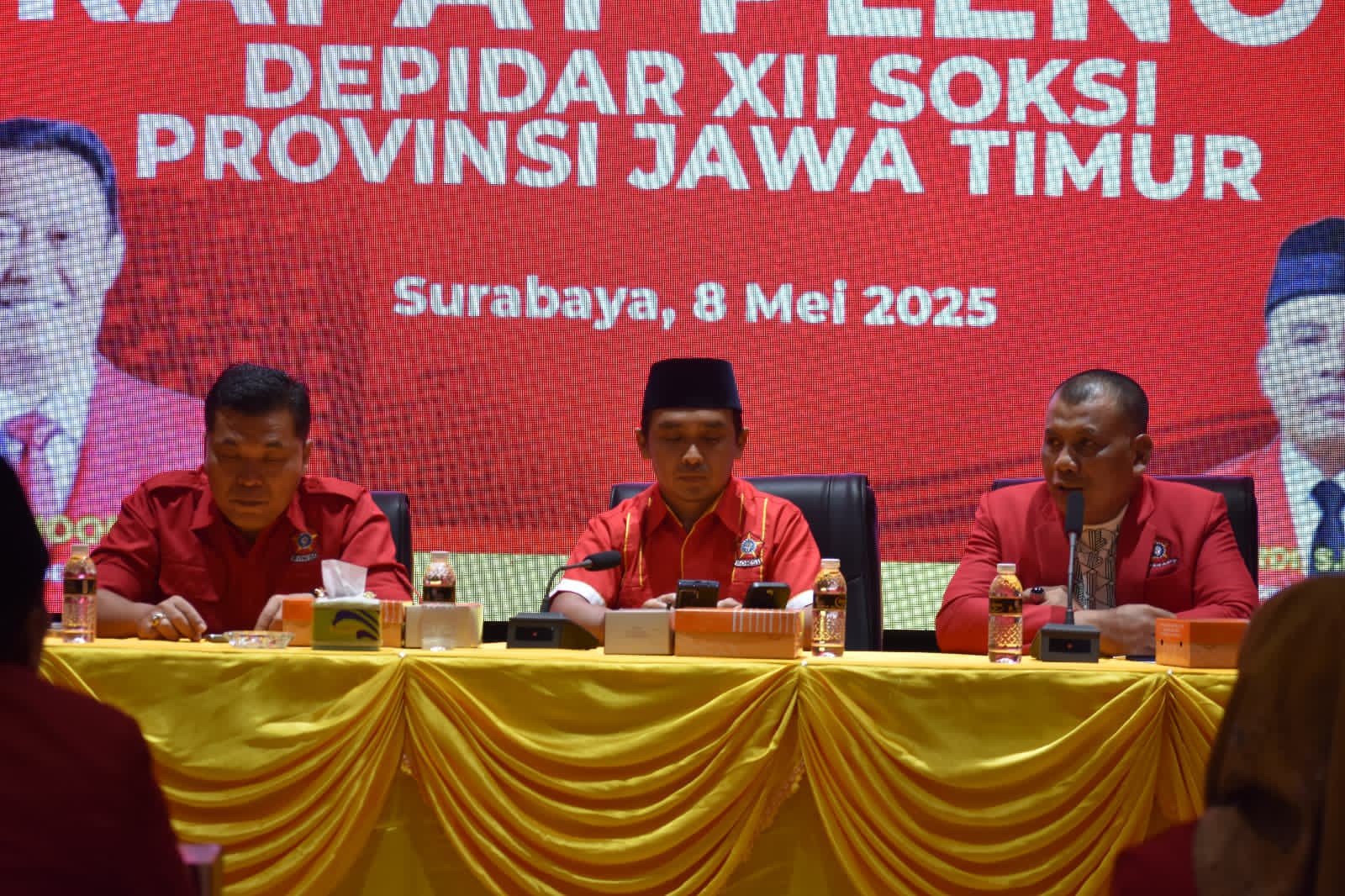 Rapat Pleno Depidar Soksi XII Jatim di Surabaya. (Istimewa) 
