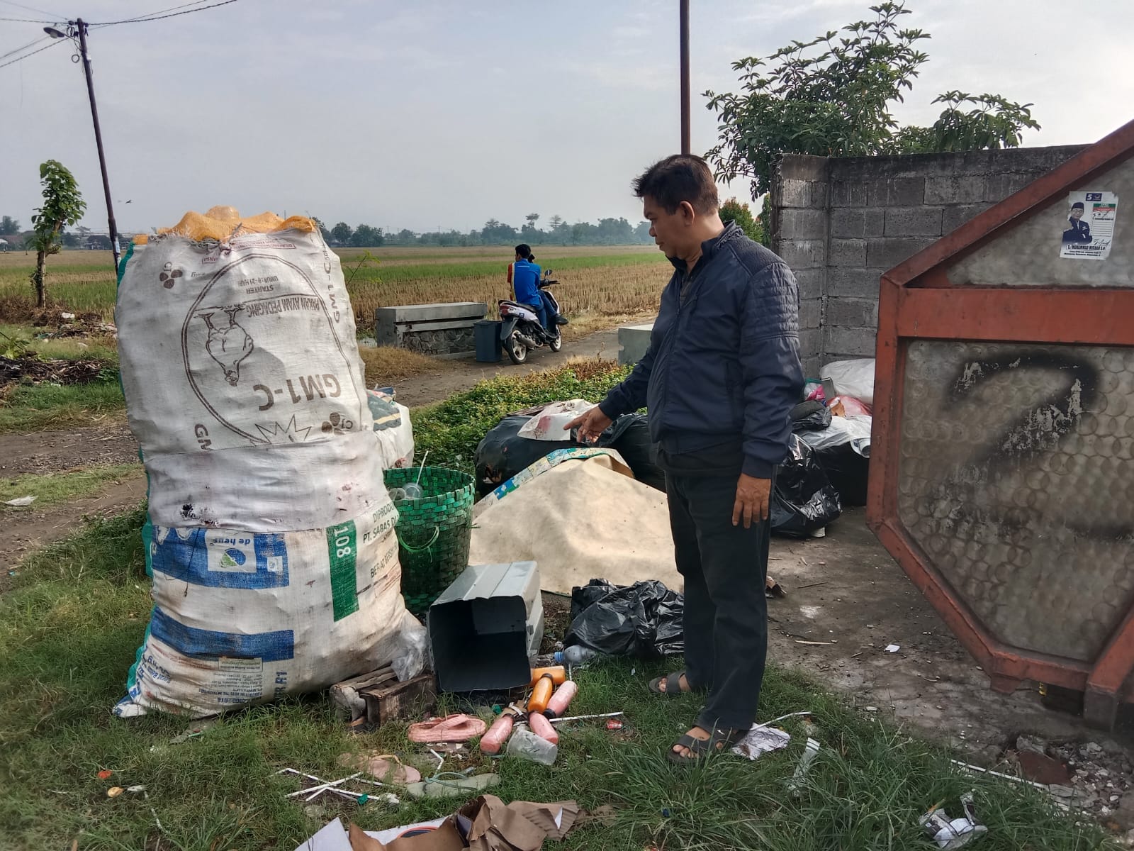 Lokasi tempat pembuangan sampah Desa Bedahlawak. (Istimewa) 