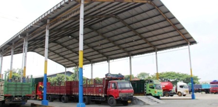 Terminal barang yang berada di Jl Prof Dr Nurcholis Majid, Desa Tunggorono, Kecamatan Jombang bakal alih fungsi menjadi lokasi Sekolah Rakyat di Kabupaten Jombang. 