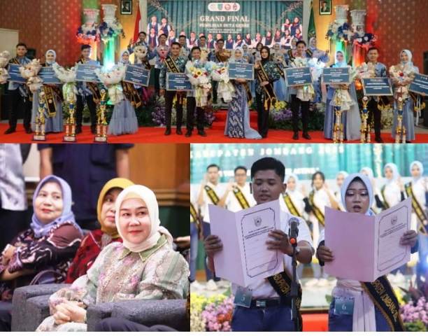 Dalam suasana khidmat, para finalis Duta GenRe juga berikrar, berjanji menjadi generasi yang bertaqwa, agen perubahan bangsa, menjunjung tinggi integritas dan nilai nilai Pancasila, melaksanakan etos kerja, mensosialisasikan program GenRe, serta bersikap gotong royong. Tampak hadir juga para Kepala OPD terkait juga Ketua Tim Penggerak PKK Kabupaten Jombang, yang juga Bunda GenRe, Yuliati Nugrahani, Asisten Pemerintahan dan Kesejahteraan Rakyat Setdakab Jombang, Drs. Purwanto MKP, hadir mewakili Bupati Jombang Warsubi, Kamis (24/7/2025) di Ruang Bung Tomo Pemkab Jombang. 