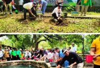 Kegiatan dipimpin langsung oleh Bupati Jombang, Warsubi, S.H., M.Si., acara yang berlangsung khidmat ini juga dihadiri oleh Wakil Bupati Gus Salmanudin, S.Ag., M.Pd., perwakilan Forkopimda, Kepala Kemenag Jombang Dr. H. Muhajir, S.Pd., M.Ag., Kepala OPD terkait lingkup Pemkab Jombang, Forkopimcam dan Kades setempat, pegiat lingkungan serta adik-adik Saka Kalpataru. Selaku komandan apel Kepala Dinas Lingkungan Hidup Kabupaten Jombang Miftahul Ulum S.T., M.Si. 