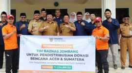 Pelepasan yang berlangsung di Ruang Swagata Pendopo Kabupaten Jombang pada Selasa (6/1/2026) pagi, menandai dimulainya misi penyaluran bantuan hasil donasi masyarakat Jombang. 