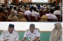Wabup Jombang Salmanudin S.Ag., M.Pd. dan Kepala Bapperida Jombang, Hartono, S.Sos., M.M., melakukan tanda tangan berita acara RKPD 2027. Forum ini dihadiri oleh perwakilan dari Bappeda Provinsi Jawa Timur, Staf Ahli, Asisten, Kepala Perangkat Daerah, tokoh agama, tokoh masyarakat, rektor perguruan tinggi, pimpinan dunia usaha, perwakilan LSM, organisasi kemasyarakatan, organisasi profesi, organisasi perempuan, dan insan pers yang memiliki basis kompetensi relevan terhadap permasalahan pembangunan dan industri strategis daerah, Rabu (14/1/2026). 