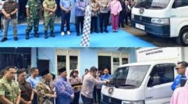 Bupati Jombang turut melepas 2 unit mobil MBG yang bersiap mengantar makanan. Dengan adanya peninjauan ini, pihaknya berharap MBG yang didistribusikan kepada anak-anak benar-benar aman, Jum’at (23/01/2025). 