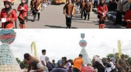 Grebeg Apem 2026 di Jombang: Merawat Tradisi, Sambut Ramadhan 1447 H. Acara ini melibatkan sekitar 4.000 siswa dari 23 lembaga sekolah (SD/MI dan SMP/MTs) dengan harapan kegiatan serupa dapat terus digelar lebih meriah setiap tahunnya, Kamis (12/2/2026).