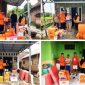Photo atas: Bantuan pada keluarga yang mengalami kerusakan rumah akibat angin kencang,  di Ds. Jombok (Pak Sunardi) dan Ds. Blimbing (Pak Yadi) kecamatan Kesamben. Photo bawah: di Kecamatan Ploso, bantuan untuk menunjang kebutuhan harian pasca-terjangnya puting beliung. Tepatnya di Ds. Tanggungkramat, (Pak Suwito) dan di Ds. Rejoagung, (Pak Agus), Rabu (1/4/2026). Photo: Istimewa/BPBD Jombang