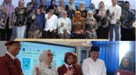 Sekretaris Daerah Kabupaten (Sekdakab) Jombang Agus Purnomo, S.H., M.Si., mendampingi Menteri Pemberdayaan Perempuan dan Perlindungan Anak (PPPA), Arifatul Choiri Fauzi,  dalam kunjungan kerja di Kabupaten Jombang, Jawa Timur pada Jumat (3/4/2026).