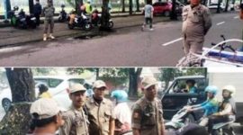 Melalui sinergi antara pemerintah, pihak sekolah, dan pengelola tempat ibadah, diharapkan wajah Kota Jombang semakin tertata dan ramah bagi semua kalangan, Satpol PP berupaya melakukan penertiban dan sosialisasi, Selasa (31/3/2026). 