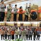 Pembukaan dimulainya pelatihan petugas SE 2026 ini ditandai dengan pemukulan gong oleh Bupati Warsubi, didampingi jajaran Forum Koordinasi Pimpinan Daerah (Forkopimda) Jombang, Sekdakab Jombang Agus Purnomo S.H., M.Si, dan Kepala BPS Jombang Mouna Sri Wahyuni, S.Si., M.Si. Tampak hadir dalam kegiatan tersebut, para Kepala OPD terkait di lingkup Pemkab Jombang. Photo: Istimewa/Humas Dinas Kominfo Pemkab Jombang. 