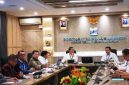Bupati Jombang Warsubi, S.H., M.Si. (keempat dari kiri/coklat), Bupati Nganjuk Dr. Drs. H. Marhaen Djumadi menggelar pertemuan koordinasi dengan Direktur Jenderal Bina Marga Kementerian Pekerjaan Umum, Dr. Ir. Roy Rizali Anwar, S.T., M.T., di Jakarta. Sedangkan Bupati Kediri Hanindhito Himawan Pramana, S.H., hadir diwakili oleh Kepala Bappeda dan Kadis PUPR Kabupaten Kediri. Photo: istimewa