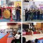 Rangkaian Pembukaan Kejuaraan Karate Piala Kapolres Jombang JKC Open 2026 berlangsumng di Gelor Abi As’ad UNIPDU, Peterongan Jombang, Sabtu (6/6/2026). Photo: https://layang.co