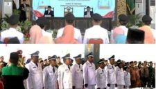 Sebanyak 10 KDAW di Kabupaten Jombang dilantik oleh Bupati Jombang H Warsubi, di Pendopo Kabupaten, Kamis (18/6/2026) dihadiri Wakil Bupati Jombang Gus Salmanudin, S.Ag., M.Pd., jajaran Forkopimda, Staf Ahli, Asisten, Kepala Perangkat Daerah, Ketua 1 Tim Penggerak PKK Kabupaten Jombang Ning Ema Erfina, serta Forkopimcam terkait. Photo: Istimewa/humas dinas kominfo Pemkab Jombang.