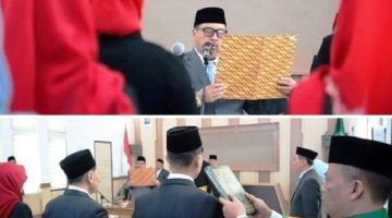 Acara yang berlangsung di Ruang Rapat Swagata Pendopo Kabupaten Jombang ini dipimpin langsung oleh Bupati Jombang Warsubi S.H., M.Si, dihadiri Wakil Bupati Jombang, Gus Salmanudin, S.Ag., M.Pd., Sekretaris Daerah Kabupaten Jombang Agus Purnomo, S.H., M.Si., Staf Ahli, Asisten, dan Kepala Perangkat Daerah. Selasa (28/7/2026). 