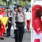 Photo kanan, Bupati menyerahkan bendera, photo kiri pasukan siap melakukan latihan, hadir dalam acara tersebut Perwakilan Forkopimda, Sekretaris Daerah, Agus Purnomo, S.H., M.Si., beserta jajaran Asisten, Staf Ahli, Kepala Perangkat Daerah, Kemenag, dan Cabdin Pendidikan Wilayah Jombang. Photo: istimewa/edit
 
