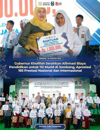 Dalam kesempatan tersebut, Khofifah juga memberikan sembako kepada orang tua murid penerima bantuan afirmasi. Sembako dan santunan turut diberikan kepada petugas kebersihan serta penjaga sekolah di SMKN 3 Jombang sebagai bentuk apresiasi atas dedikasi mereka dalam mendukung lingkungan pendidikan. 