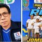 Photo kiri: Ketua Umum Akuatik Indonesia (AI) Kabupaten Jombang Dra Anang Masruchin, M.Si (kanan/kaca mata) bersama Ketua Harian Pengprov AI Jawa Timur, Herlambang Wijaya saat menyaksikan kegiatan, dan photo kanan Rafy Hidayat (kiri) berpose dengan para atlet renang kolam usai mengikuti jalannya lomba, di Kolam Renang Gajayana, Kota Malang, Minggu (2/8/2026). Photo: istmewa/edit.


