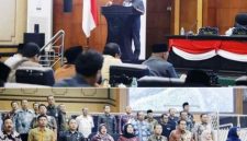 Bupati bersama Wakil Bupati dan DPRD Jombang membahas P-APBD 2026 pada paripurna, Kamis (13/8/2026) tampak Kepala OPD mengikuti jalannya kegiatan dilantai dua gedung DPRD Jombang.