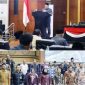 Bupati bersama Wakil Bupati dan DPRD Jombang membahas P-APBD 2026 pada paripurna, Kamis (13/8/2026) tampak Kepala OPD mengikuti jalannya kegiatan dilantai dua gedung DPRD Jombang.  
