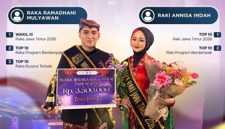 Guk Ramadhani Mulyawan (Raka Ramadhani) menyabet gelar Wakil III Raka Jawa Timur 2026, Top 10 Raka Program Berdampak, serta Top 10 Raka Busana Terbaik. Yuk Annisa Indah (Raki Annisa) menembus jajaran Top 10 Raki Jawa Timur 2026 dan Top 10 Raki Program Berdampak. Photo: istimewa/Dinas Kominfo Kabupaten Jombang.