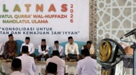Bupati Jombang Warsubi menyampaikan apresiasi atas terselenggaranya Silatnas JQH NU di Kabupaten Jombang, Bupati menekankan pentingnya memperkuat struktur organisasi sekaligus meningkatkan kualitas pembinaan Al-Qur'an di tengah masyarakat. 