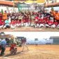 Kontingen Juara 1: Tim Baseball dan Softball Kabupaten Jombang tampak sukaria berswafoto usai menerima tropy Juara 1 Putra-putri Kejurda Regional 2 di lapangan Desa Miagan, Kecamatan Mojoagung, Kabupaten Jombang, Minggu (13/9/2026). Tampak Ketua cabor PERBASASI Kabupaten Jombang, Sunarsih (kiri) mendampingi para atlet. Photo bawah tim Putra Softball Jombang saat bertanding melawan tim Kabupaten Mojokerto. Photo: https://layang.co