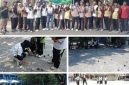 Photo bersama, para atlet peraih medali kategori triple putra-putri pose bersama Ketua Cabor Petanque Suatmadi (celama levis/tengah) dan Sekretaria Deni Setiawan (kanan/merah) dan atlet berlomba di arena laga. Photo:https://layang.co. 