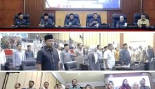 Suasana Rapat Penyampaian Pandangan Umum Fraksi DPRD Jombng Terhadap R-APBD Tahun 2027, Kamis (24/9/2026) Diikuti Kepala OPD dan undangan lainnya.  