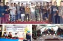 Perangkat desa dan tokoh masyarakat Desa Podoroto, Jum’at (15/10/2026) photo bersama Dian Sukarno (batik/tengah) dan Gus Dyan (putih/tengah) dalam rangkaian Dialog Budaya dan Kajian Sejarah Desa, dan photo makam Sayyid Syarif Maulana Kahfi Sulaiman Al Maghribi yang oleh masyarakat setempat menyebutnya makam Mbak Sentono. Photo https://layang.co