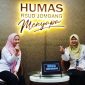 Evi Cahyaningtyas Dwi Hariani, Dietisien alumnus Universitas Brawijaya ini menyampaikan hal tersebut dalam dialog “RSUD Jombang Menyapa…” yang dipandu host Ayu Kalina (kiri), Rabu (7/10/2026). 