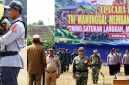 Wakil Bupati Jombang, M. Salmanudin, S.Ag., M.Pd., yang hadir mewakili Bupati Jombang, Warsubi membuka pelaksanaan TMMD ke-130 ini mengusung tema "TMMD Satukan Langkah, Membangun Negeri dari Desa".