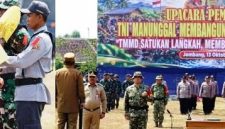 Wakil Bupati Jombang, M. Salmanudin, S.Ag., M.Pd., yang hadir mewakili Bupati Jombang, Warsubi membuka pelaksanaan TMMD ke-130 ini mengusung tema "TMMD Satukan Langkah, Membangun Negeri dari Desa".