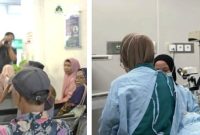 Kegiatan dihadiri langsung oleh Bupati Jombang Warsubi, Sabtu (24/10/2026) diikuti sebanyak 116 pasien yang ditangani langsung oleh 16 dokter spesialis mata di RSUD Ploso, Kabupaten Jombang. Photo: Humas Dinas Kominfo.
